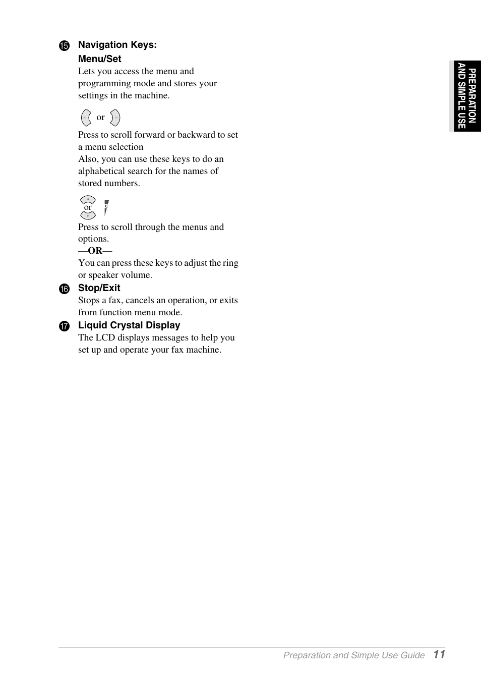 Brother 1030e User Manual | Page 17 / 108