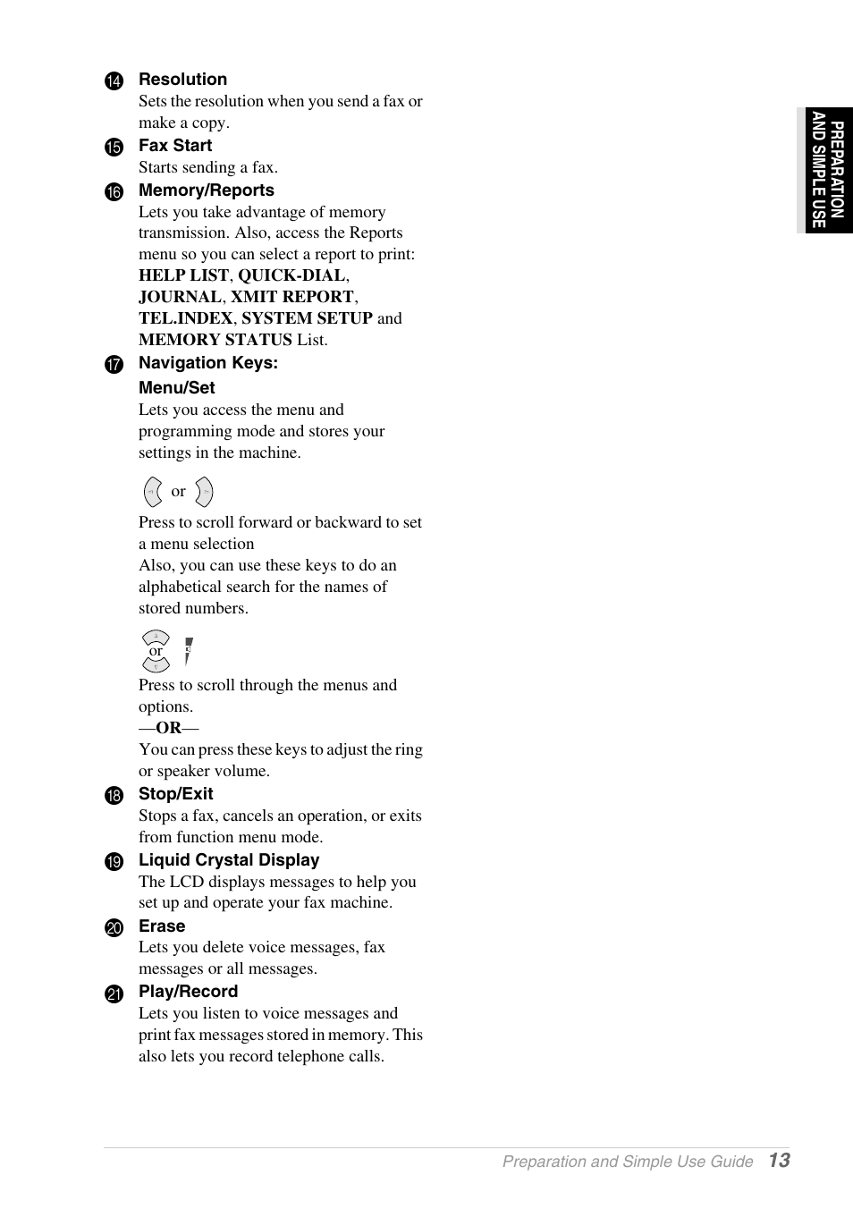 Brother 1030e User Manual | Page 19 / 108