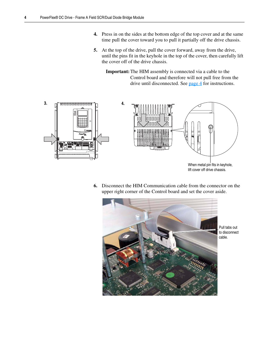 Rockwell Automation 20P PowerFlex DC Drive - Frame A Field SCR/Dual Diode Bridge Module User Manual | Page 4 / 14