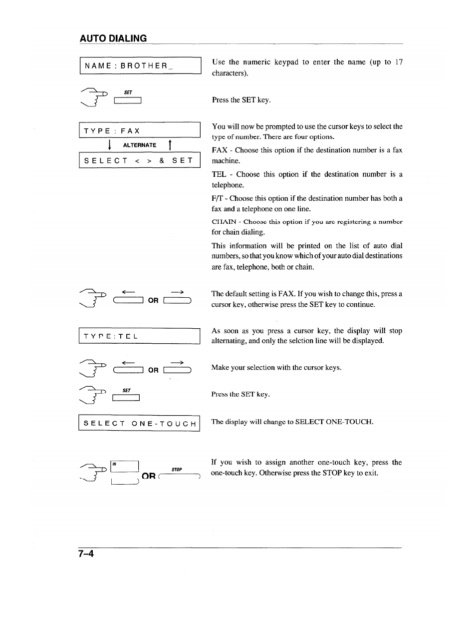 Auto dialing | Brother INTELLIFAX 600 User Manual | Page 66 / 122