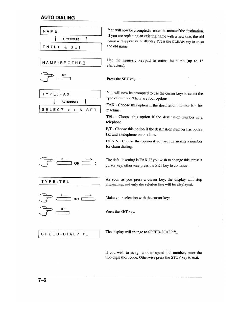 Auto dialing | Brother INTELLIFAX 600 User Manual | Page 68 / 122