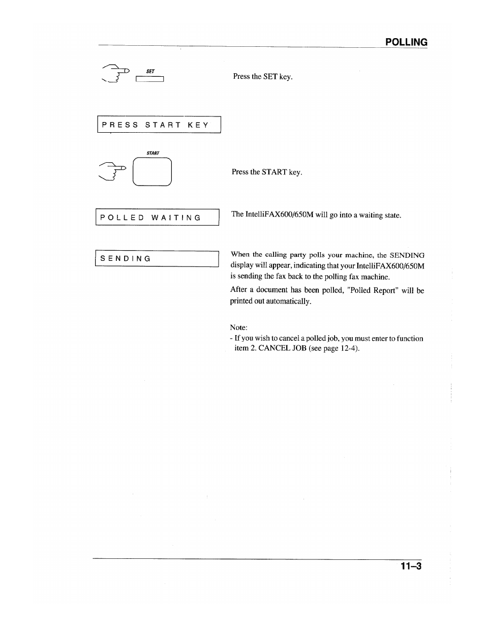 Polling | Brother INTELLIFAX 600 User Manual | Page 95 / 122