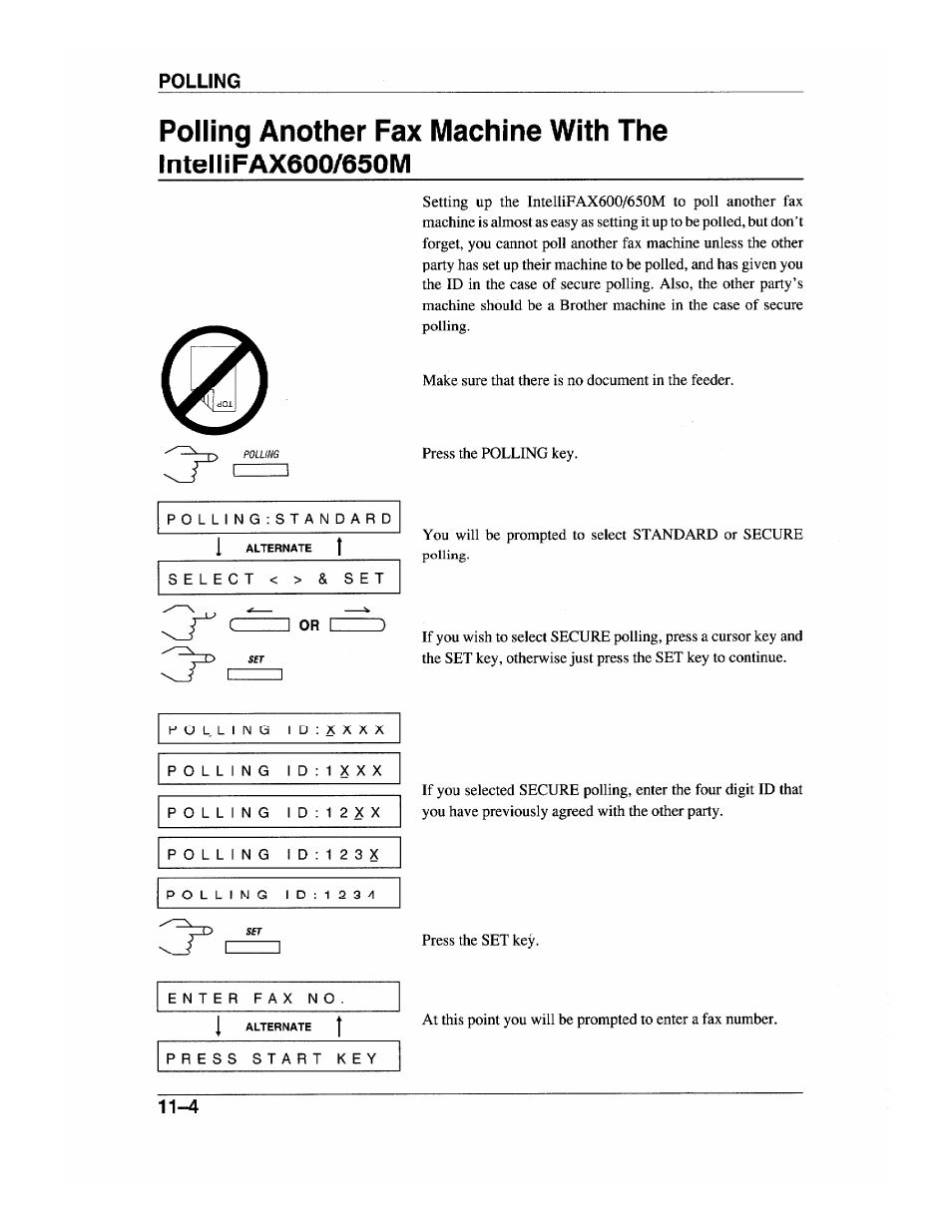 Brother INTELLIFAX 600 User Manual | Page 96 / 122