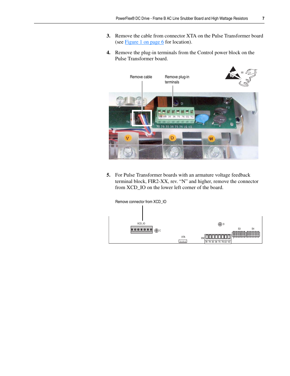 Rockwell Automation 20P PowerFlex DC Drive - Frame B AC Line Snubber Board and High Wattage Resistors User Manual | Page 7 / 18