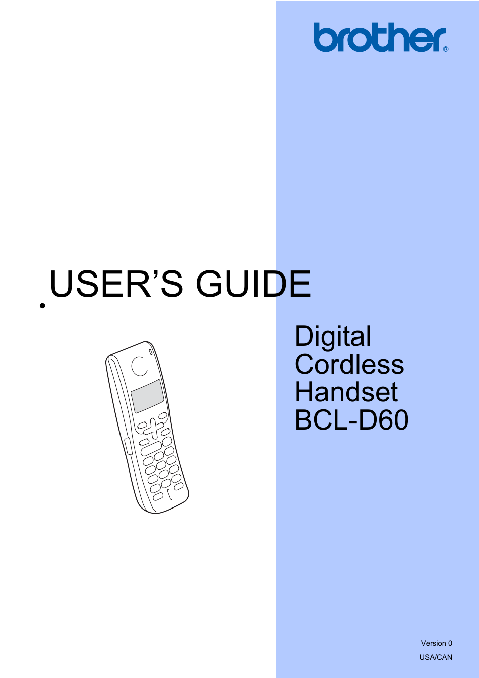 Brother BCL-D60 User Manual | 43 pages