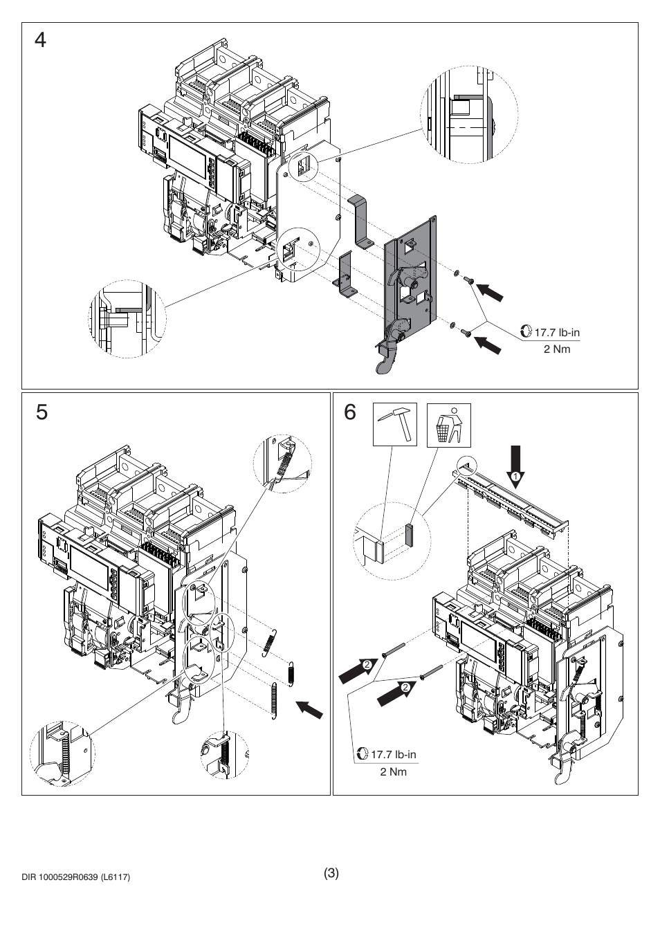 Rockwell Automation 140G-N-SINT Direct Mechanical Lock on Compartment Door User Manual | Page 3 / 5