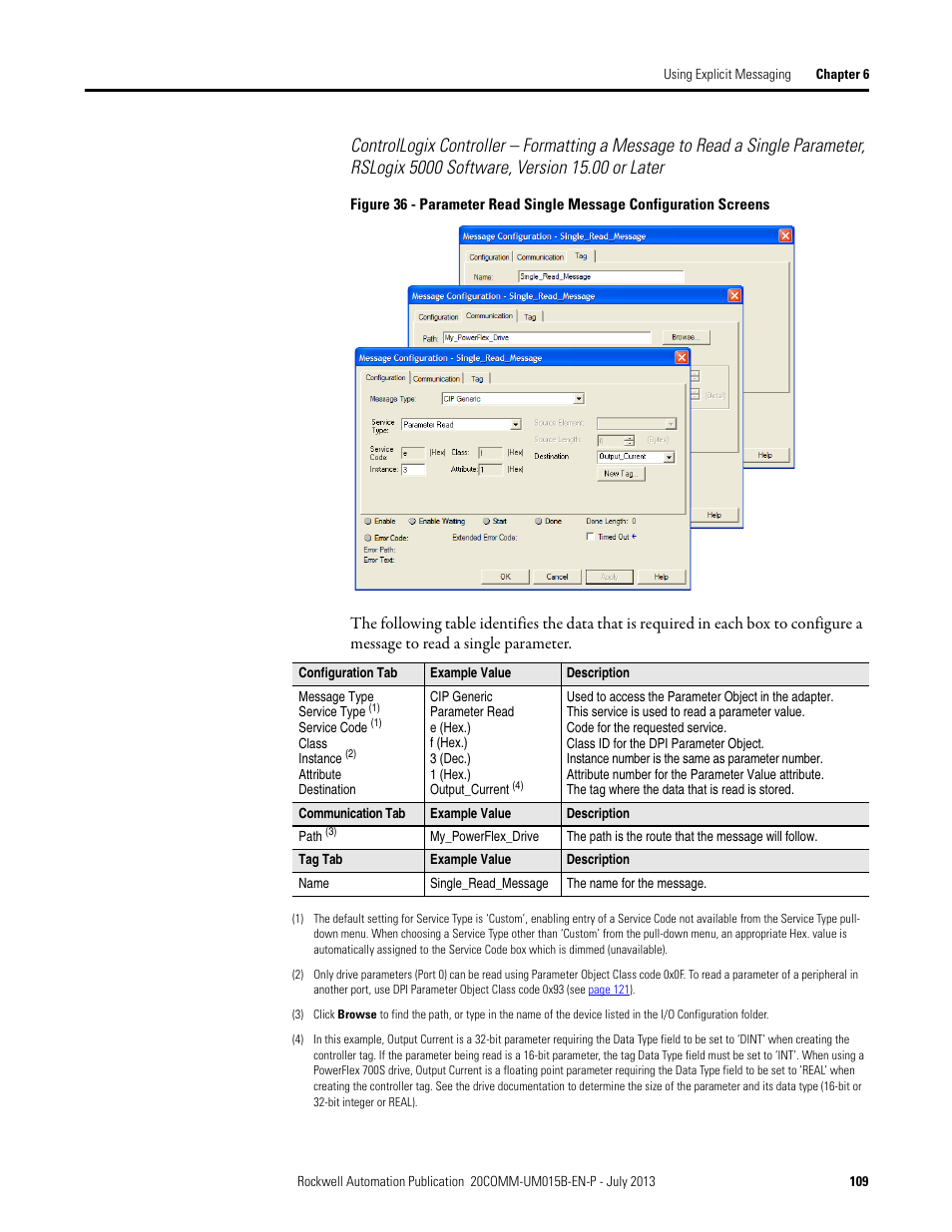 Rockwell Automation 20-COMM-ER 20-COMM-ER Dual-Port EtherNet/IP Communication Adapter User Manual User Manual | Page 109 / 238