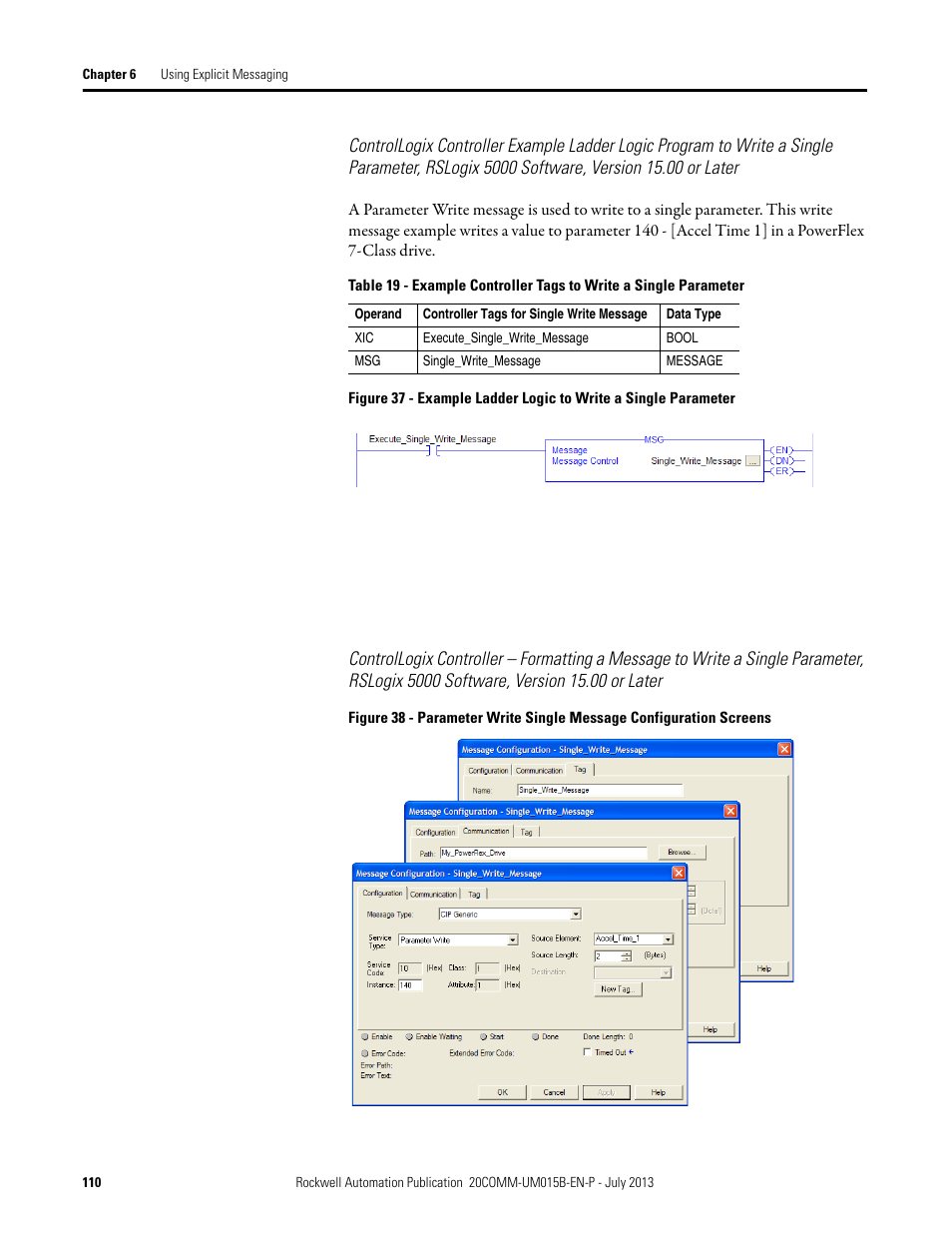 Rockwell Automation 20-COMM-ER 20-COMM-ER Dual-Port EtherNet/IP Communication Adapter User Manual User Manual | Page 110 / 238