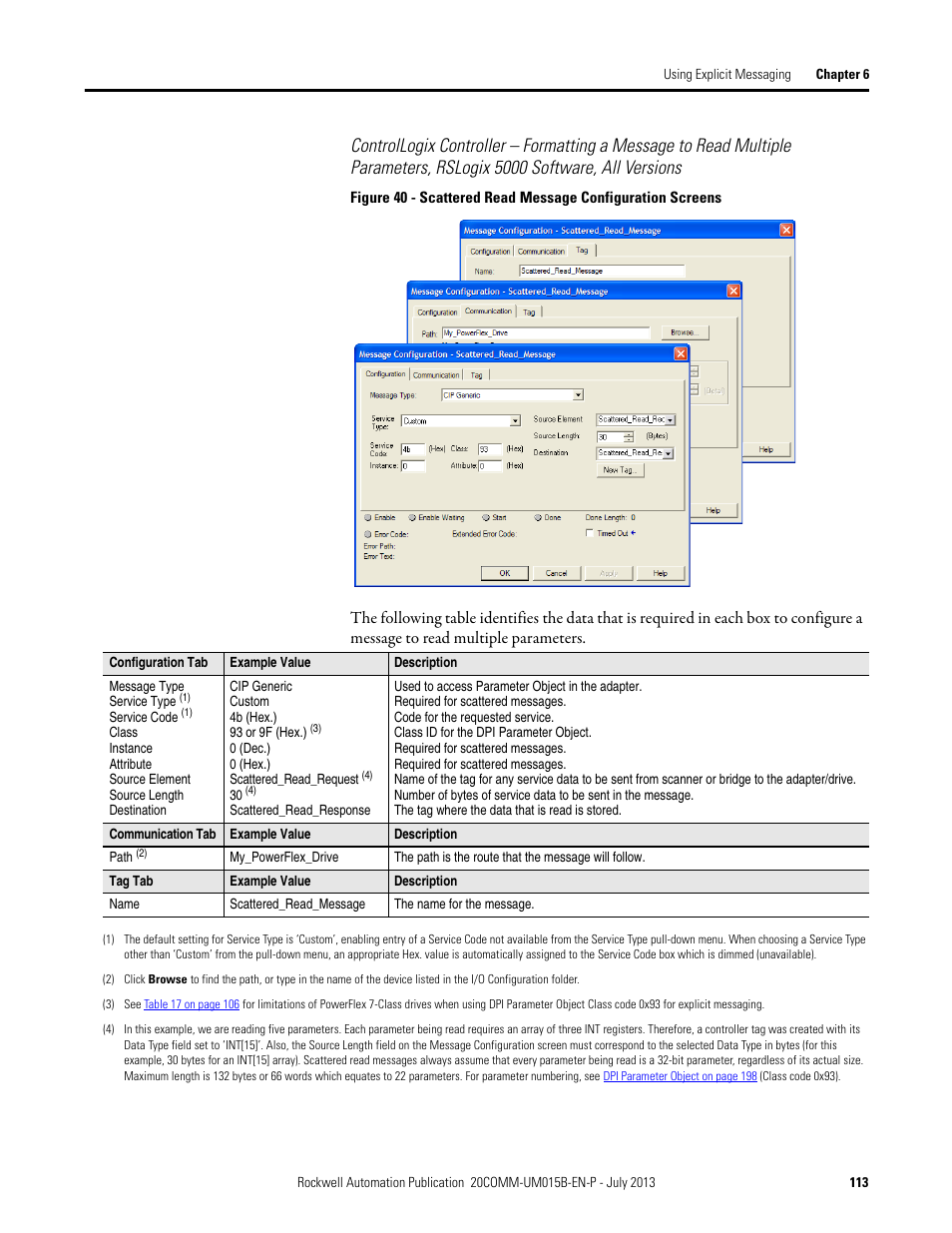 Rockwell Automation 20-COMM-ER 20-COMM-ER Dual-Port EtherNet/IP Communication Adapter User Manual User Manual | Page 113 / 238