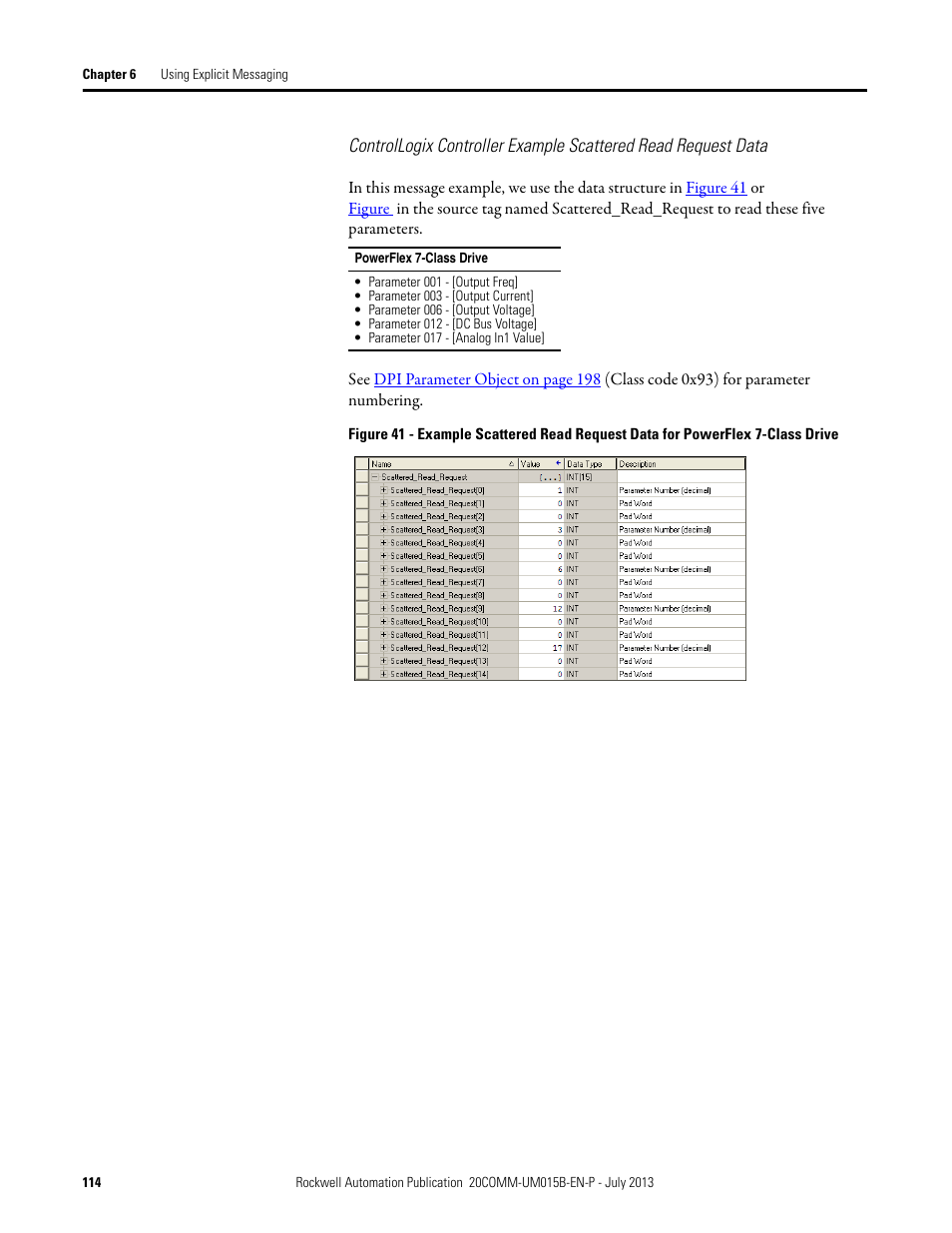 Rockwell Automation 20-COMM-ER 20-COMM-ER Dual-Port EtherNet/IP Communication Adapter User Manual User Manual | Page 114 / 238