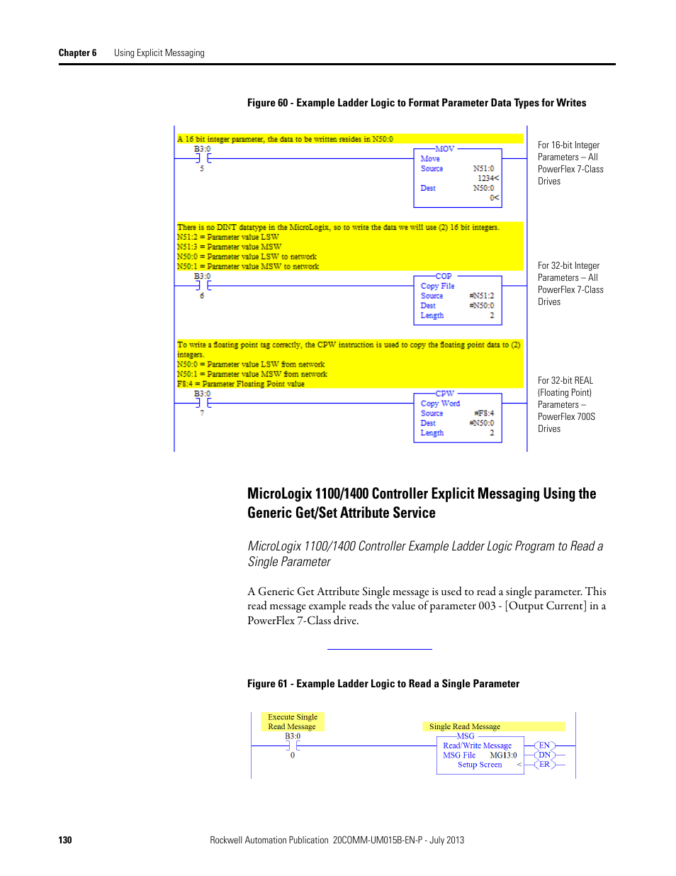 Figure 60 | Rockwell Automation 20-COMM-ER 20-COMM-ER Dual-Port EtherNet/IP Communication Adapter User Manual User Manual | Page 130 / 238