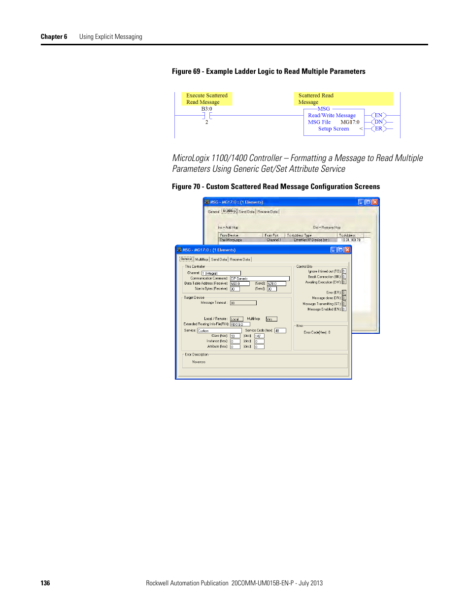 Rockwell Automation 20-COMM-ER 20-COMM-ER Dual-Port EtherNet/IP Communication Adapter User Manual User Manual | Page 136 / 238