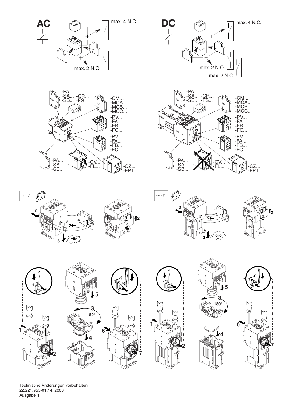 Rockwell Automation 100 Contactors with 4 Main Poles User Manual | Page 2 / 2