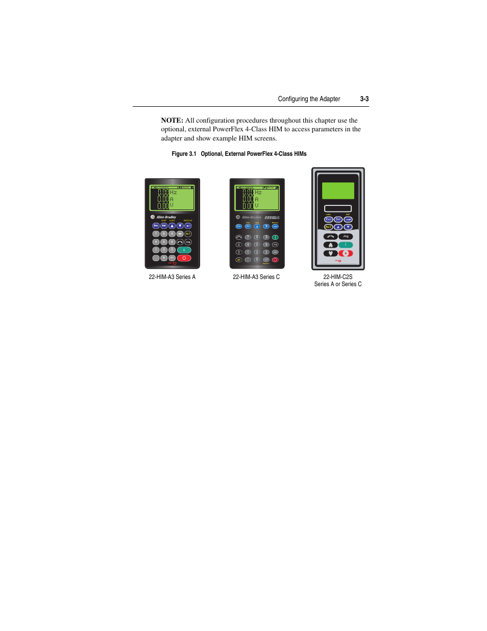 Configuring the adapter 3-3 | Rockwell Automation 22-COMM-B PowerFlex BACnet MS/TP Adapter User Manual | Page 31 / 72