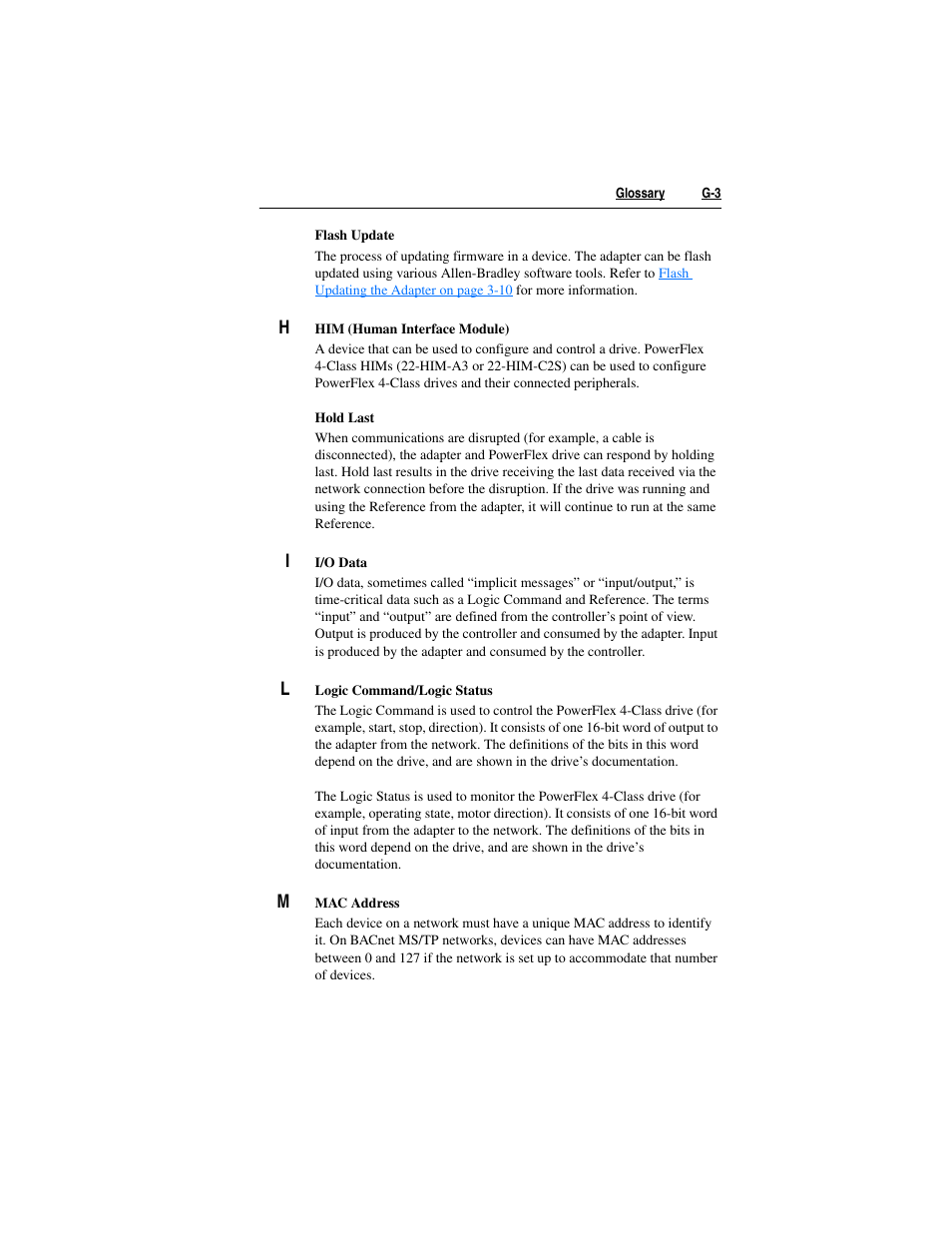 Rockwell Automation 22-COMM-B PowerFlex BACnet MS/TP Adapter User Manual | Page 65 / 72