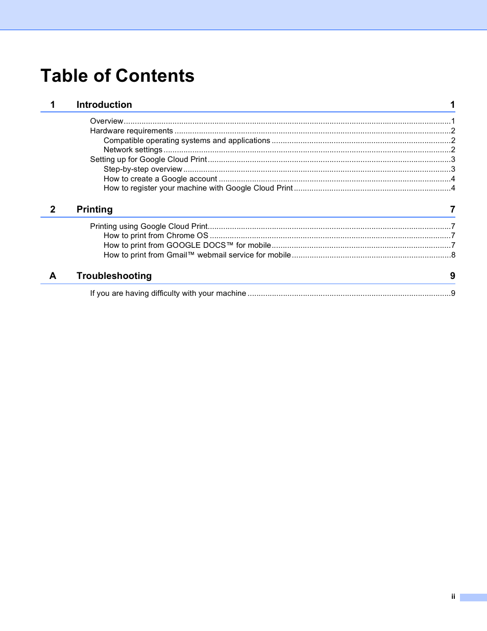 Brother Google Cloud Print Version 0 User Manual | Page 3 / 13