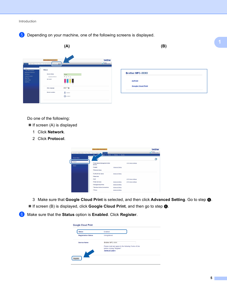 Brother Google Cloud Print Version 0 User Manual | Page 8 / 13