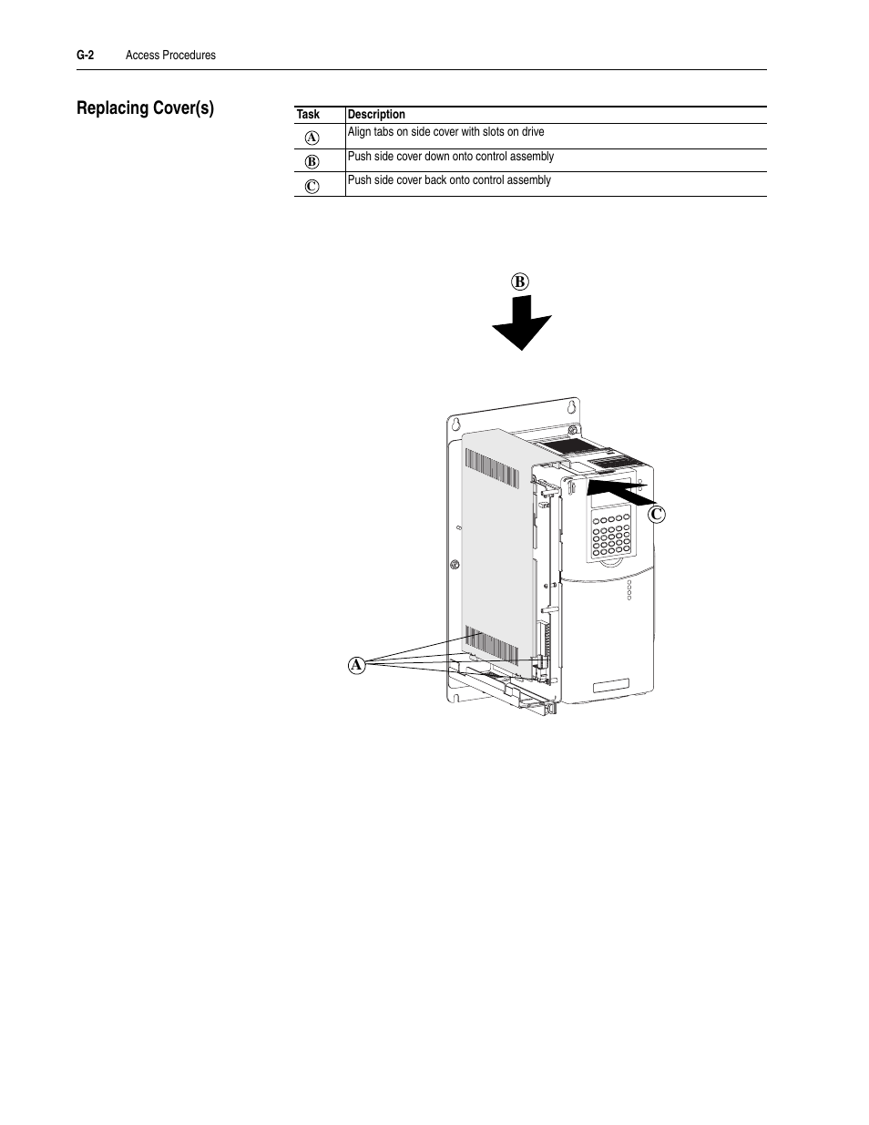 Replacing cover(s) | Rockwell Automation 20D PowerFlex 700S Drive Ph I Control, Frames 1...11 User Manual | Page 232 / 248