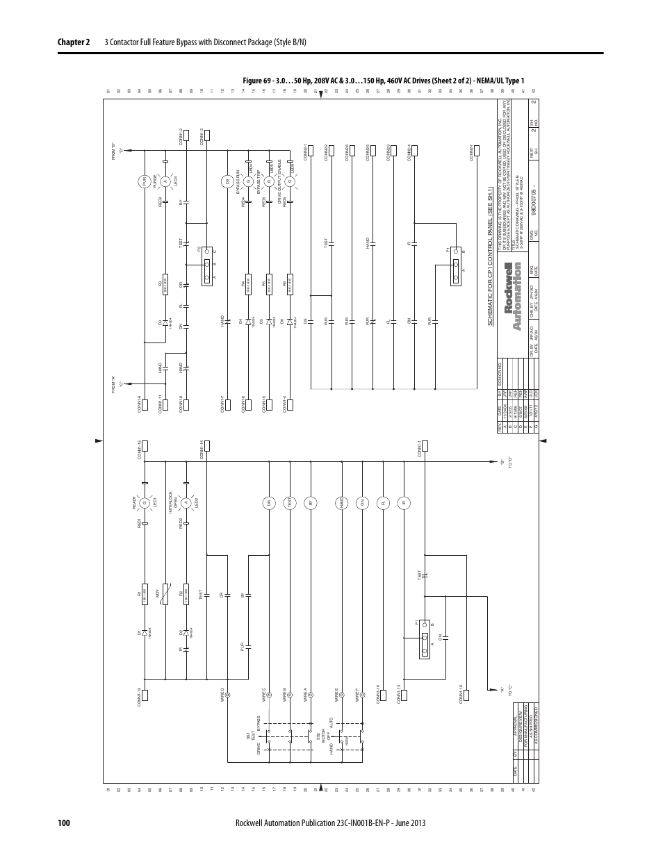 Rockwell Automation 23C PowerFlex 400 AC Drive Packages for Fan & Pump Apps User Manual | Page 100 / 202