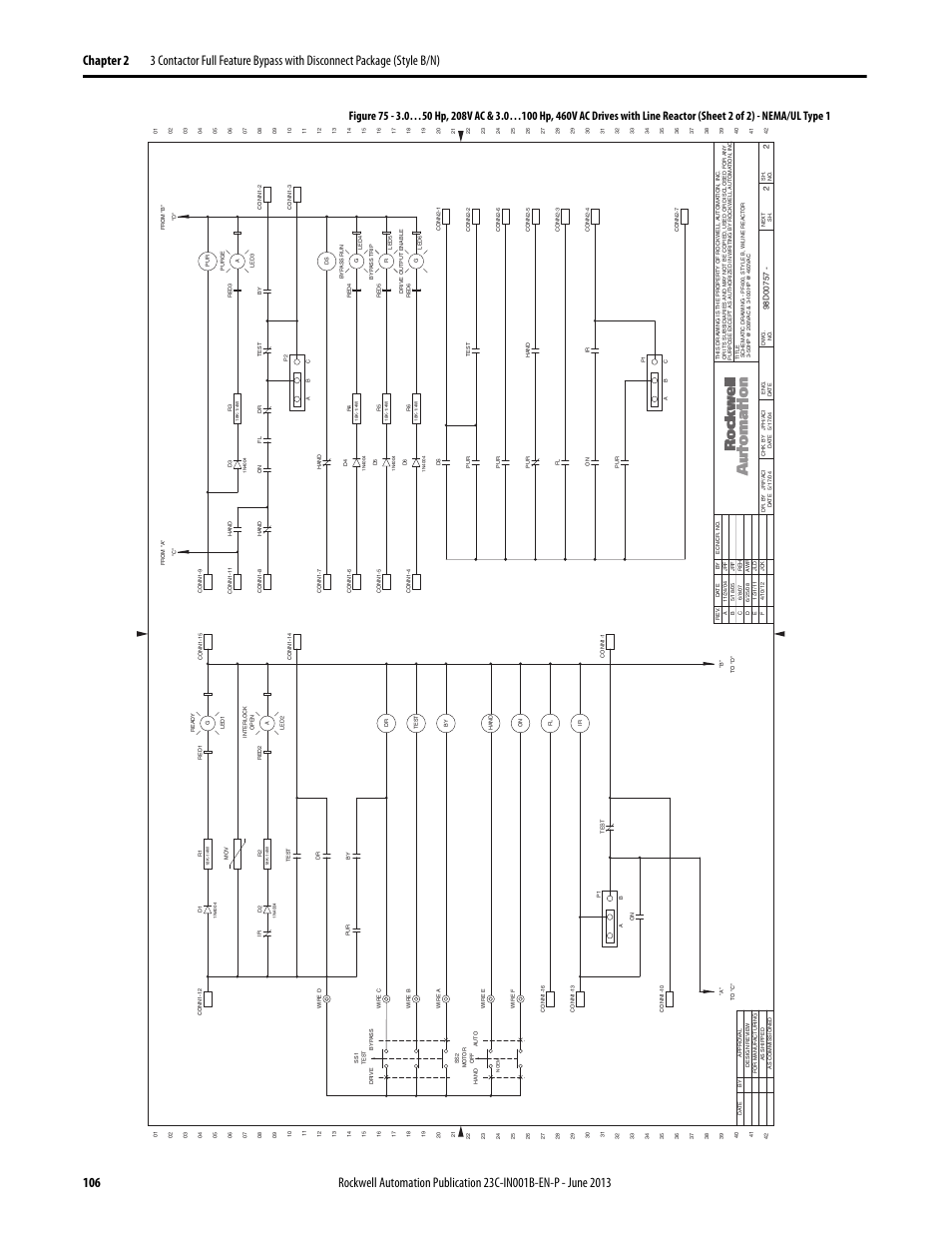 Rockwell Automation 23C PowerFlex 400 AC Drive Packages for Fan & Pump Apps User Manual | Page 106 / 202