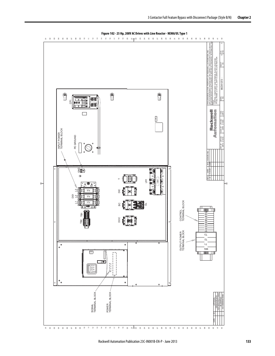 95d01372, Por t mod net a net b | Rockwell Automation 23C PowerFlex 400 AC Drive Packages for Fan & Pump Apps User Manual | Page 133 / 202