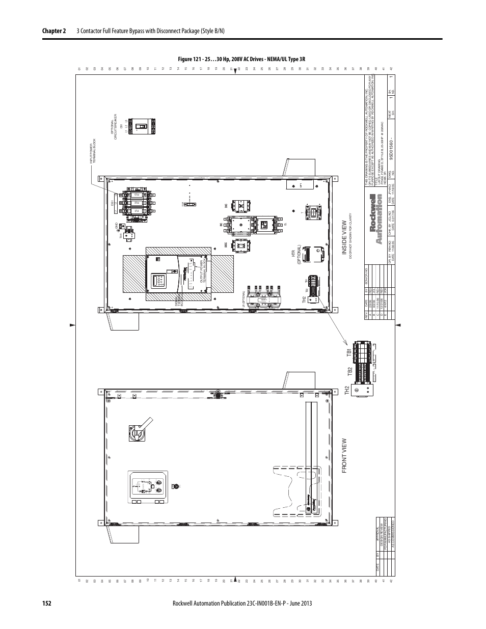 95d01560, Primar y | Rockwell Automation 23C PowerFlex 400 AC Drive Packages for Fan & Pump Apps User Manual | Page 152 / 202