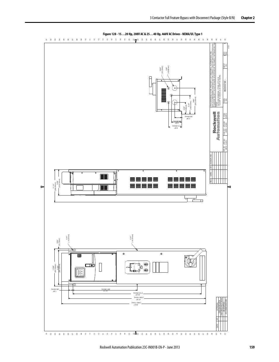 95d00700, Por t mod net a net b | Rockwell Automation 23C PowerFlex 400 AC Drive Packages for Fan & Pump Apps User Manual | Page 159 / 202