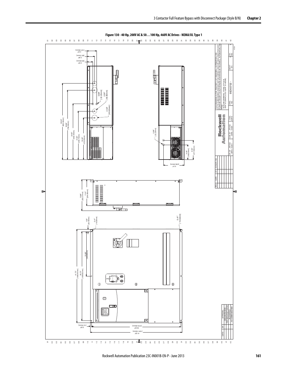 95d00702, On ac_de s cription f of, Fo on por t mod net a net b | Rockwell Automation 23C PowerFlex 400 AC Drive Packages for Fan & Pump Apps User Manual | Page 161 / 202