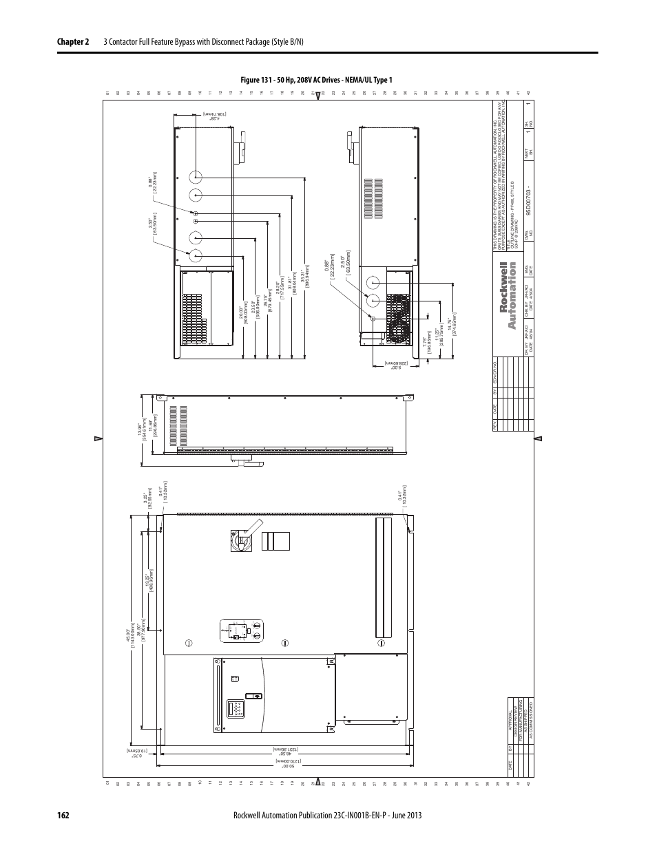 95d00703, Por t mod net a net b | Rockwell Automation 23C PowerFlex 400 AC Drive Packages for Fan & Pump Apps User Manual | Page 162 / 202