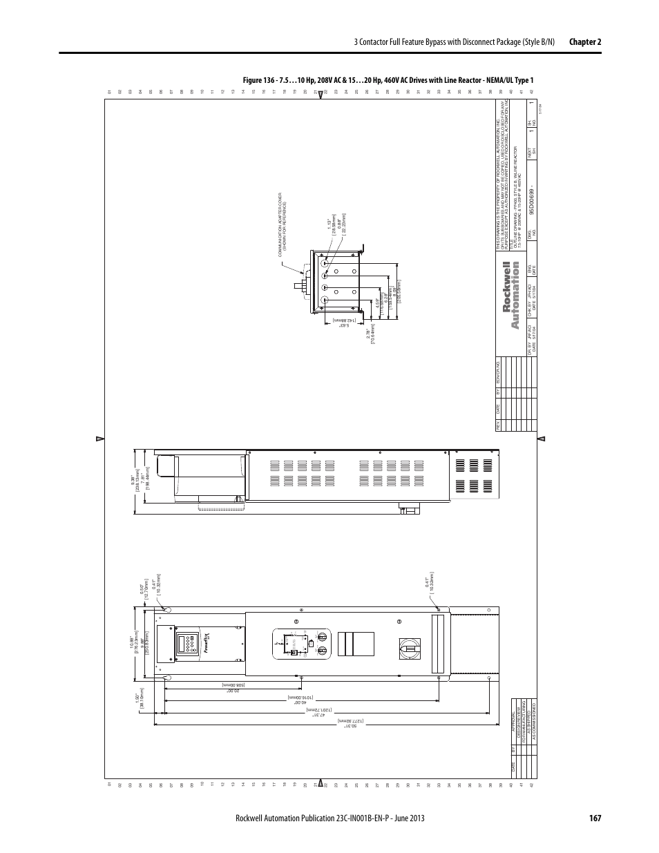 95d00699 | Rockwell Automation 23C PowerFlex 400 AC Drive Packages for Fan & Pump Apps User Manual | Page 167 / 202