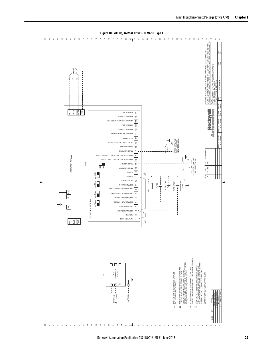 97d01890 | Rockwell Automation 23C PowerFlex 400 AC Drive Packages for Fan & Pump Apps User Manual | Page 29 / 202