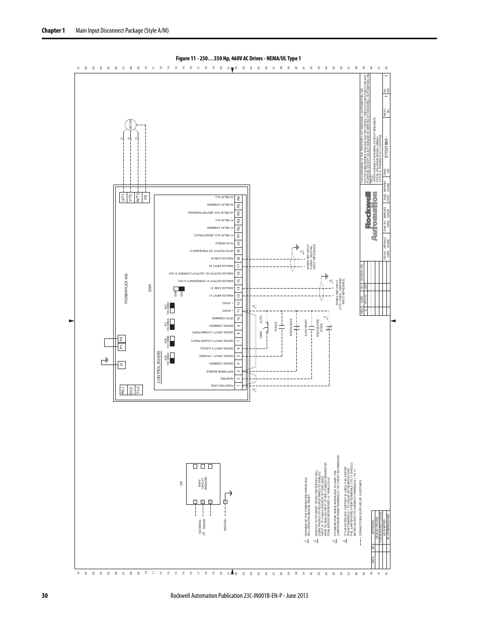 97d01889 | Rockwell Automation 23C PowerFlex 400 AC Drive Packages for Fan & Pump Apps User Manual | Page 30 / 202