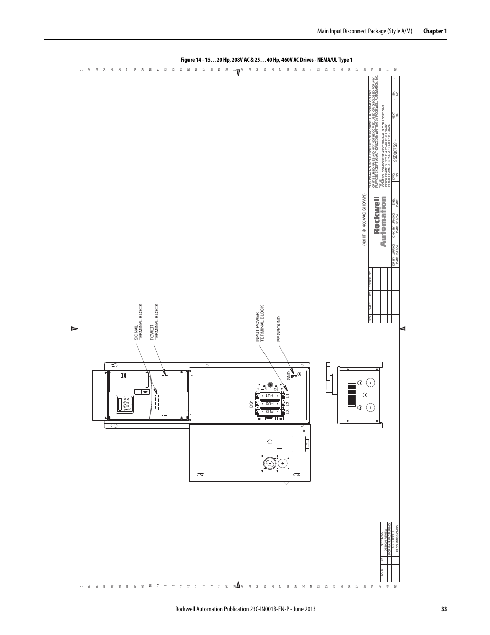 95d00759 | Rockwell Automation 23C PowerFlex 400 AC Drive Packages for Fan & Pump Apps User Manual | Page 33 / 202