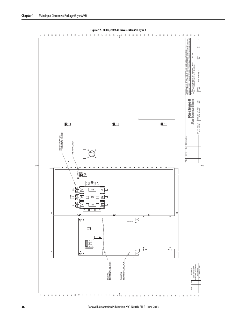 95d00776, Por t mod net a net b | Rockwell Automation 23C PowerFlex 400 AC Drive Packages for Fan & Pump Apps User Manual | Page 36 / 202