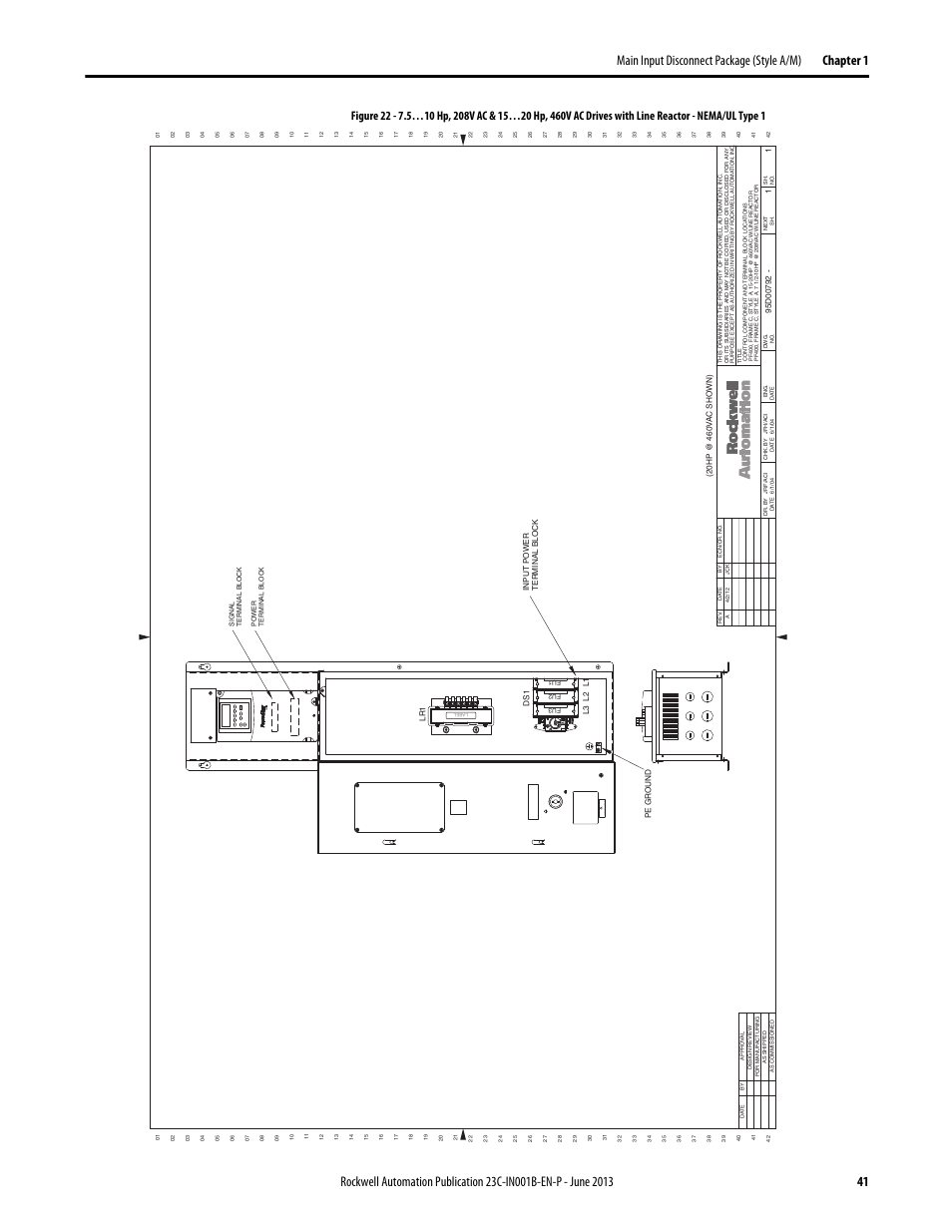 95d00792 | Rockwell Automation 23C PowerFlex 400 AC Drive Packages for Fan & Pump Apps User Manual | Page 41 / 202