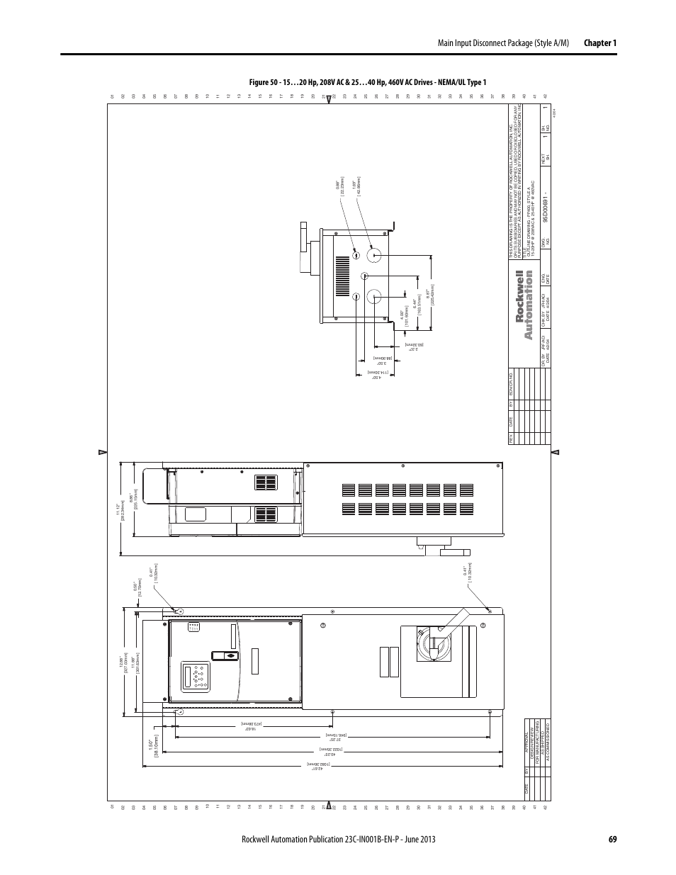 95d00691, Por t mod net a net b | Rockwell Automation 23C PowerFlex 400 AC Drive Packages for Fan & Pump Apps User Manual | Page 69 / 202