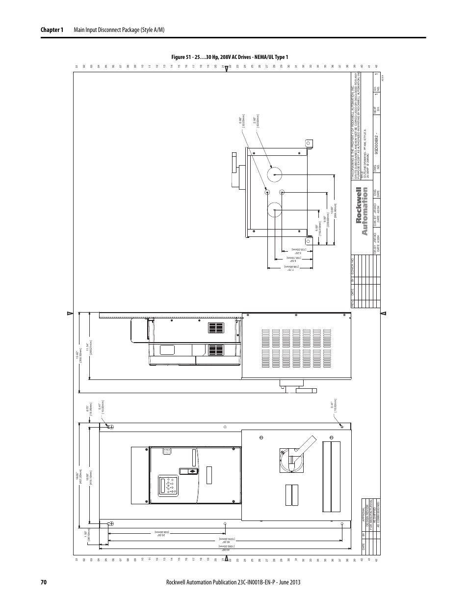 95d00692, Por t mod net a net b | Rockwell Automation 23C PowerFlex 400 AC Drive Packages for Fan & Pump Apps User Manual | Page 70 / 202