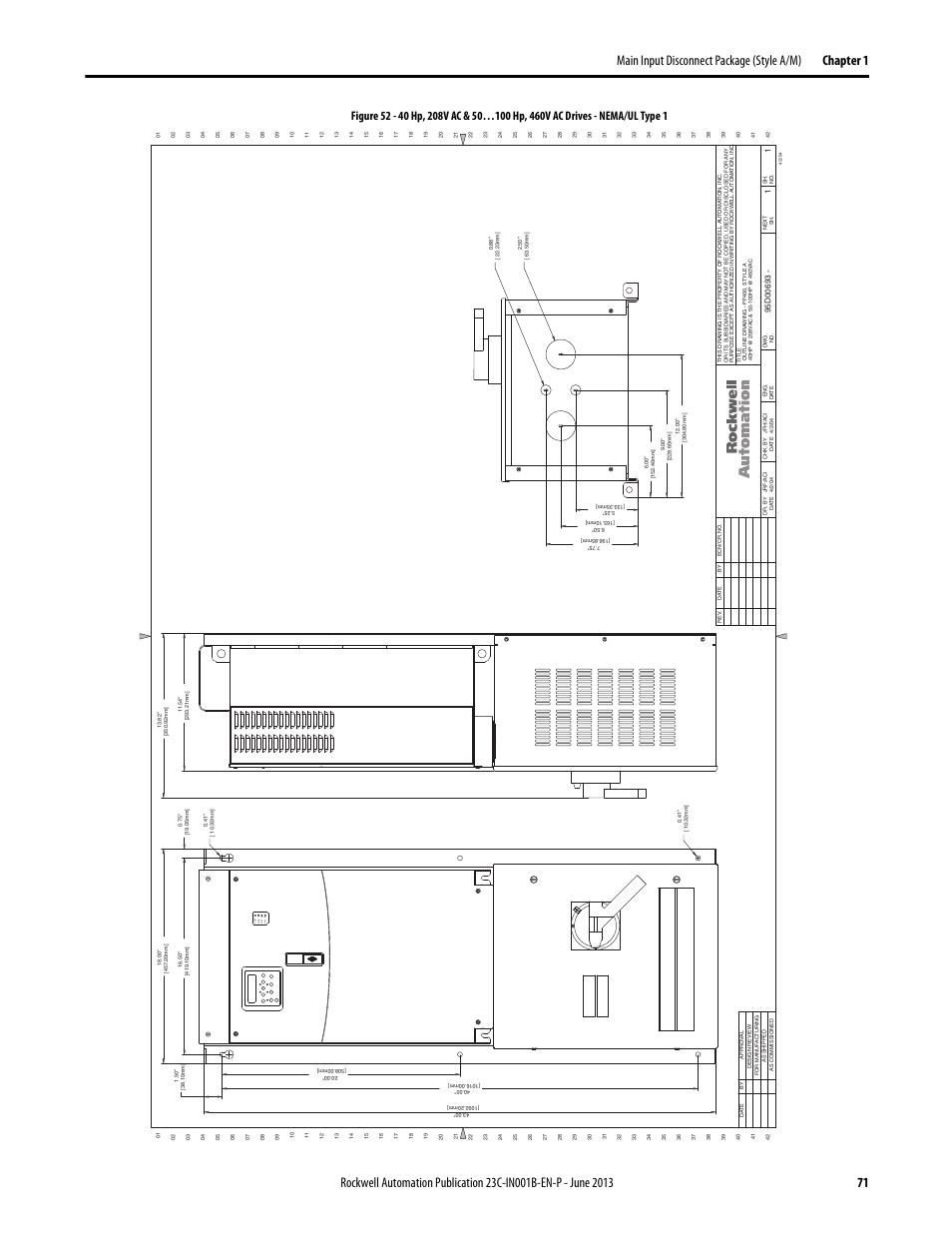 95d00693, Por t mod net a net b | Rockwell Automation 23C PowerFlex 400 AC Drive Packages for Fan & Pump Apps User Manual | Page 71 / 202