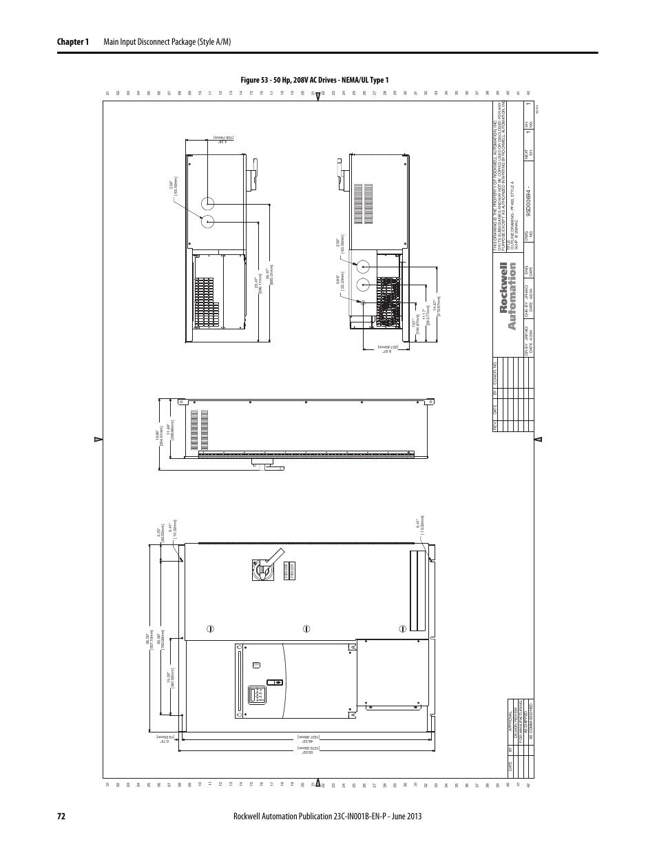 95d00694, Fo on, Por t mod net a net b | Rockwell Automation 23C PowerFlex 400 AC Drive Packages for Fan & Pump Apps User Manual | Page 72 / 202