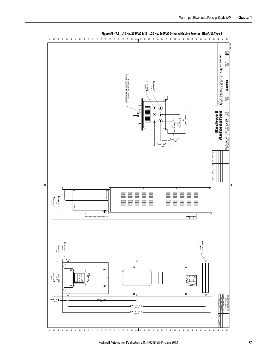 95d00753 | Rockwell Automation 23C PowerFlex 400 AC Drive Packages for Fan & Pump Apps User Manual | Page 77 / 202