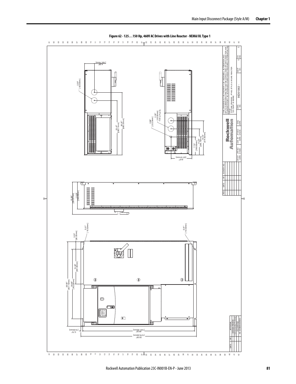 95d01362, Por t mod net a net b | Rockwell Automation 23C PowerFlex 400 AC Drive Packages for Fan & Pump Apps User Manual | Page 81 / 202