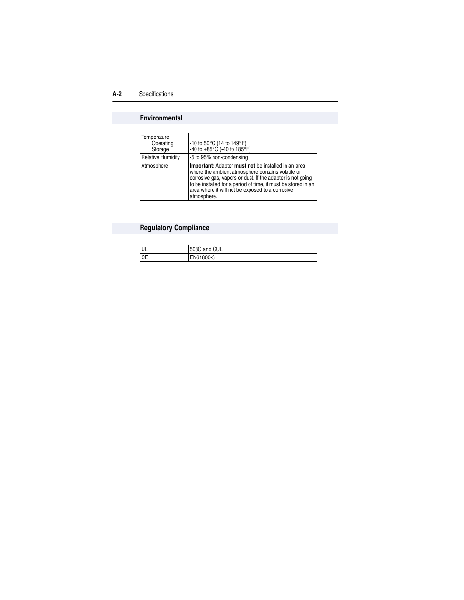 Environmental, Regulatory compliance | Rockwell Automation 20-COMM-S RS-485 DF1 Adapter User Manual | Page 44 / 63