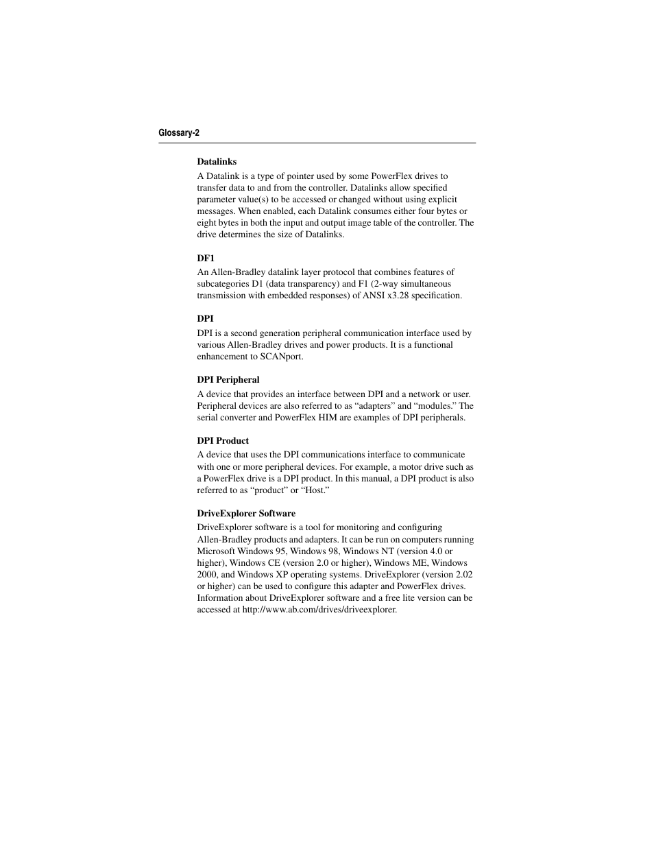 Rockwell Automation 20-COMM-S RS-485 DF1 Adapter User Manual | Page 52 / 63