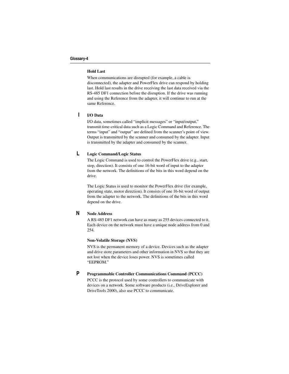 Rockwell Automation 20-COMM-S RS-485 DF1 Adapter User Manual | Page 54 / 63