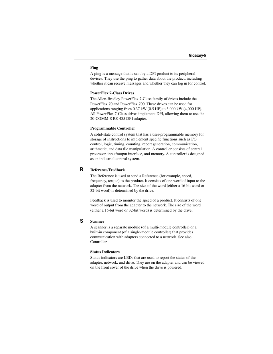 Rockwell Automation 20-COMM-S RS-485 DF1 Adapter User Manual | Page 55 / 63