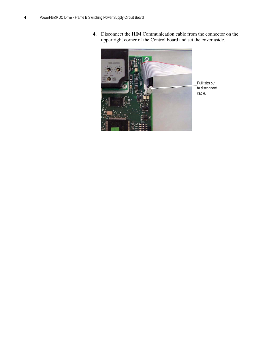 Rockwell Automation 20P PowerFlex DC Drive - Frame B Switching Power Supply Circuit Board User Manual | Page 4 / 10