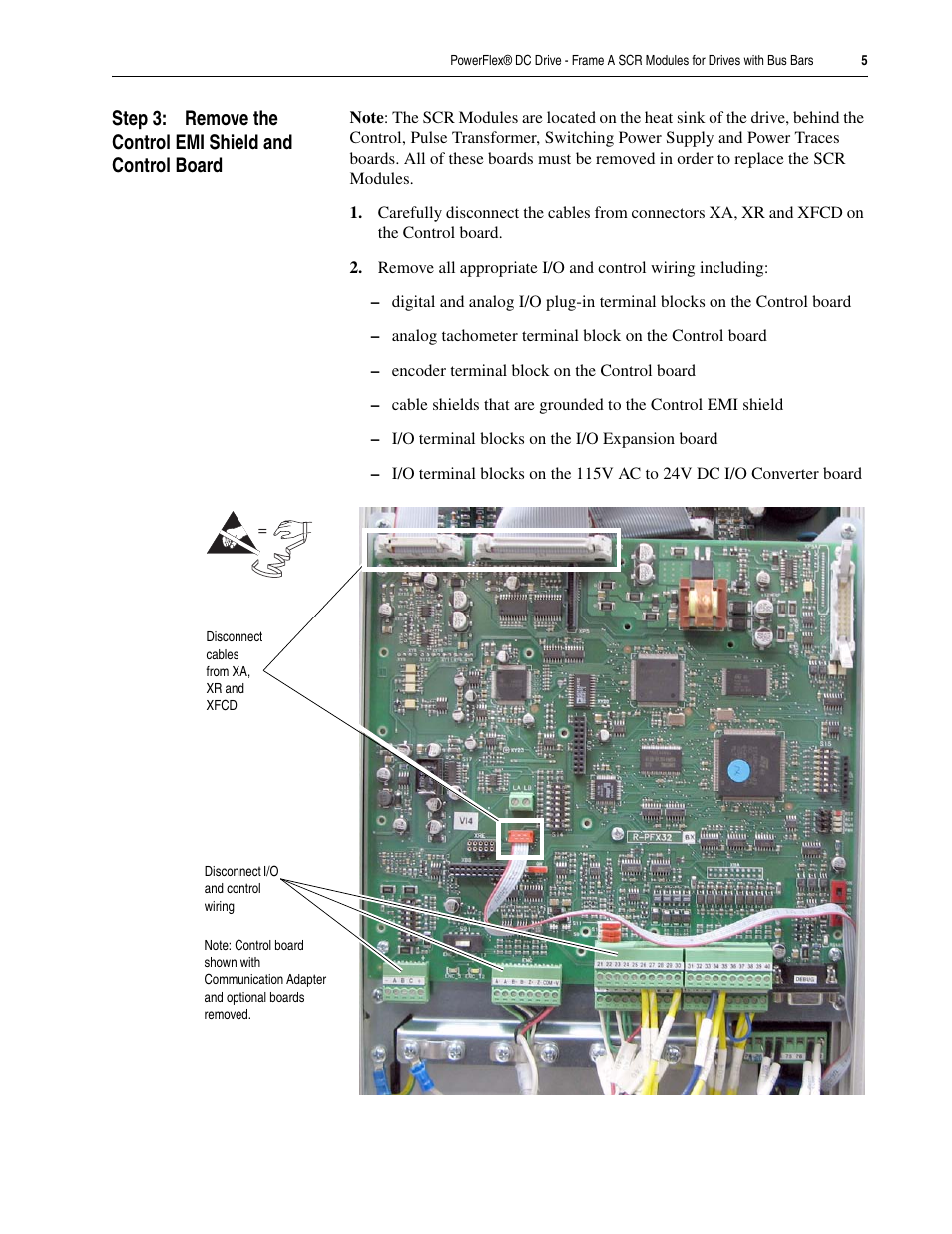 Rockwell Automation 20P PowerFlex DC Drive - Frame A SCR Modules for Drives with Bus Bars User Manual | Page 5 / 18