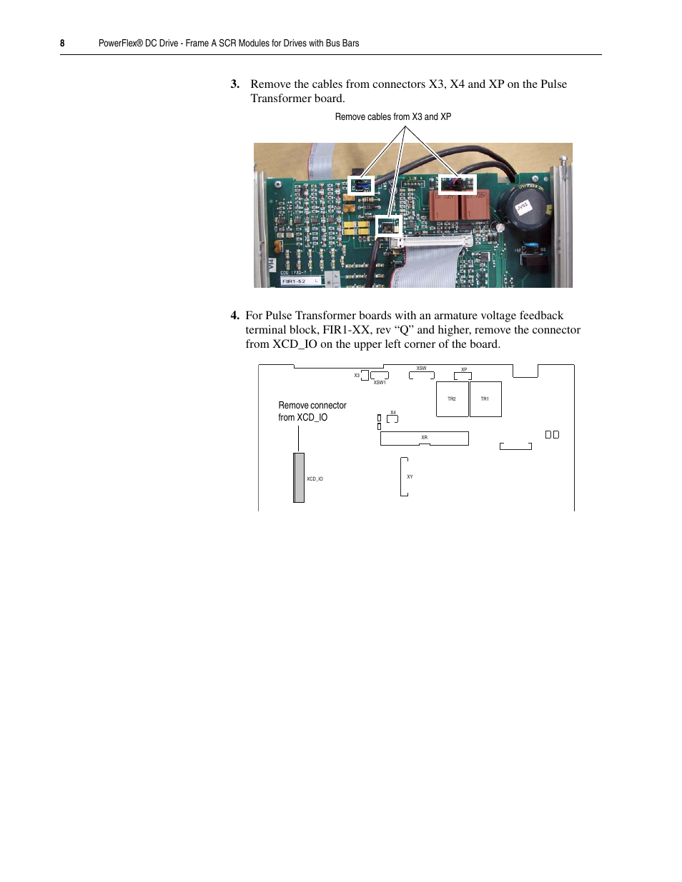 Rockwell Automation 20P PowerFlex DC Drive - Frame A SCR Modules for Drives with Bus Bars User Manual | Page 8 / 18