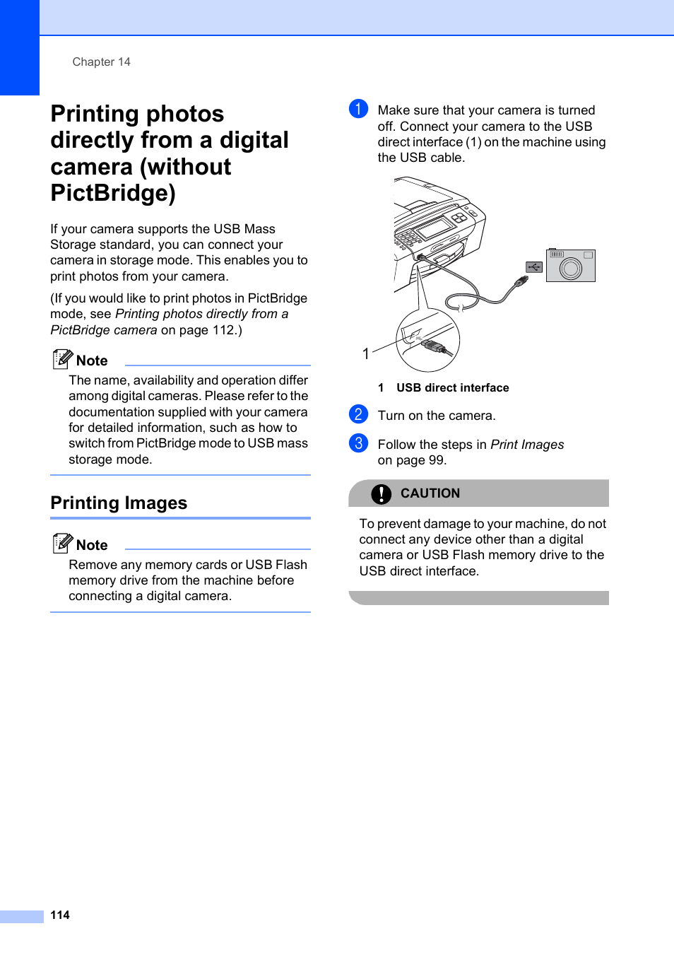Printing images | Brother MFC 990cw User Manual | Page 126 / 227