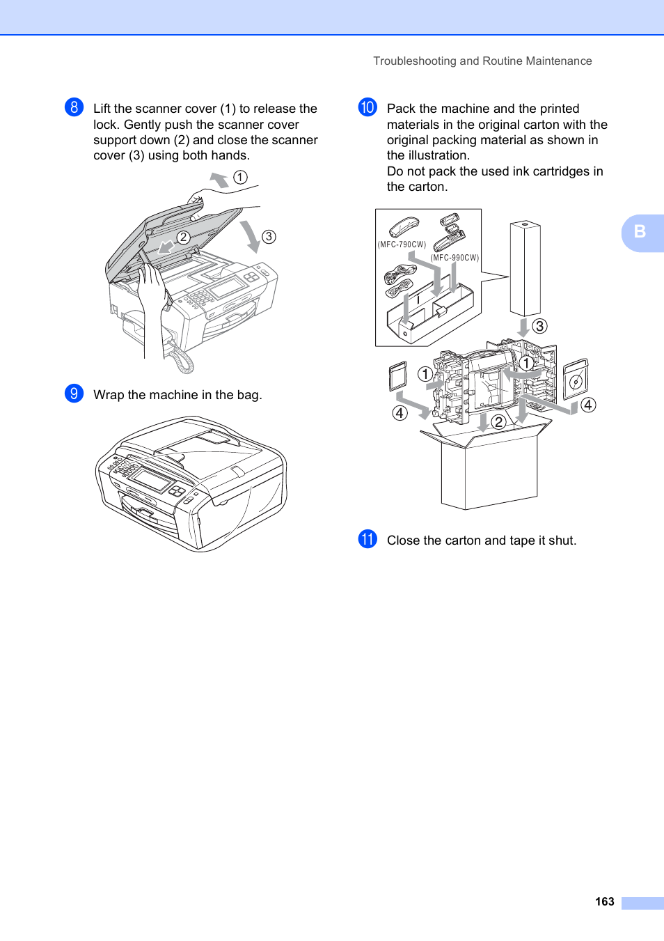 Brother MFC 990cw User Manual | Page 175 / 227